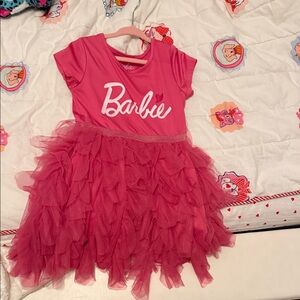 Barbie Hot Pink Layered Tulle Dress